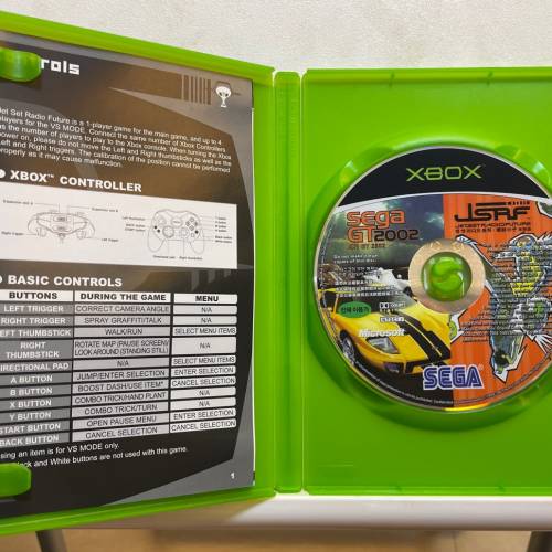 Xbox Sega GT 2002 JSRF Jet Set Radio Future