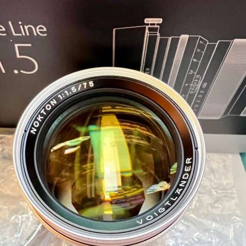 99.99%新淨行貨 超長保養 Voigtlander NOKTON Vintage Line 75mm F1.5 Aspherical