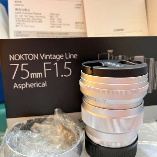 99.99%新淨行貨 超長保養 Voigtlander NOKTON Vintage Line 75mm F1.5 Aspherical