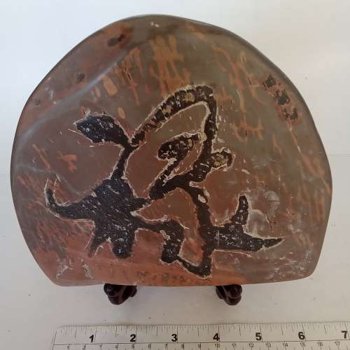 一套天然石雕福祿壽擺件，約六寸，好字體收藏多年。退休清貨，歡迎出價。no.B3.8.24