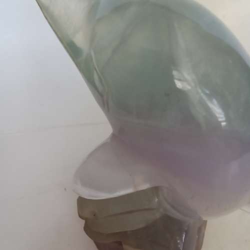 螢石海豚擺件，高約六吋，搬運因不小心弄斷了一腳，現修復完特價出售,原價880元，...