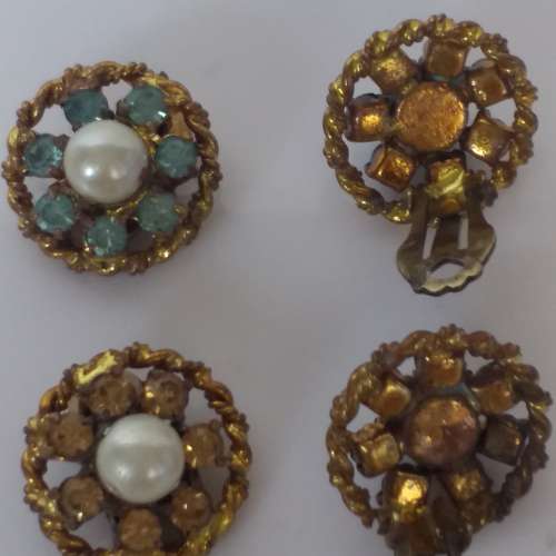 一手六對 古舊奧國耳環存 貨, 共售200元，no.C3.8.24