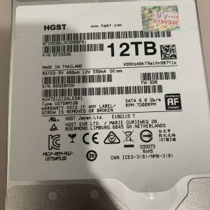 HGST 12tb HDD Harddisk