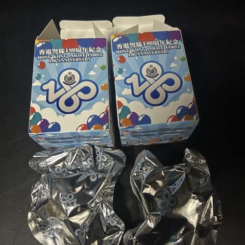 香港警察180周年盲盒公仔