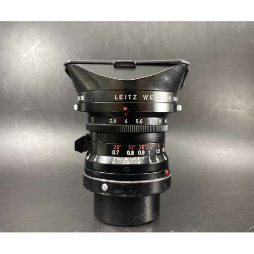 Leica Elmarit 28mm F/2.8 v1 Red Canada (re-Painted Black Paint)