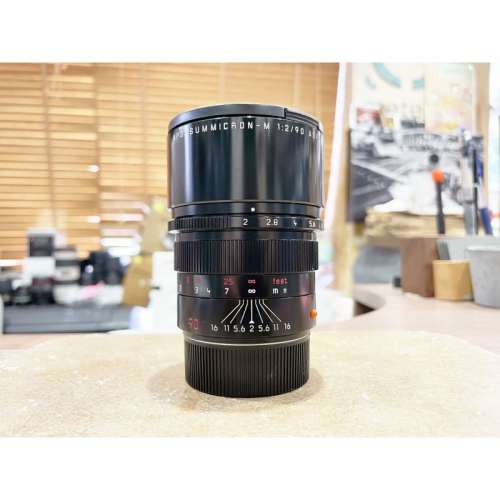 Leica APO-Summicron-M 90mm F2 ASPH Black Paint 90APO 11636