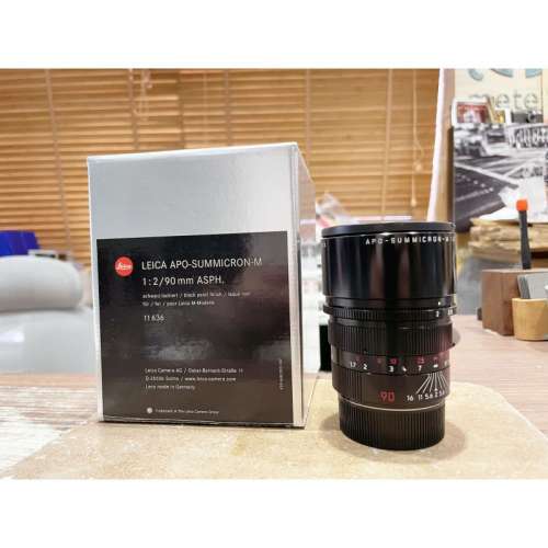 Leica APO-Summicron-M 90mm F2 ASPH Black Paint 90APO 11636
