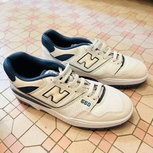 99% NEW - NEW BALANCE 550 Sneakers NAVY - 男女適用 EUR40/CM25