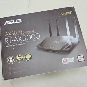 NEw美版ASUS AX3000 WiFi6双频
路由器 RT-AX3000