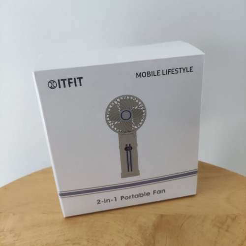全新ITFIT二合一 手提風扇連行動電源/充電器/充電寶/尿袋， 2-in-1 Portable Fan w...