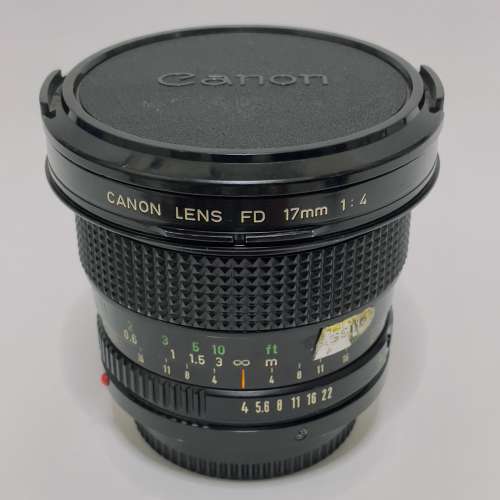 Canon New FD NFD 17mm f/4 Wide Ultra Angle MF Prime Lens