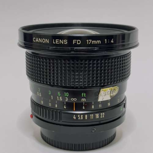 Canon New FD NFD 17mm f/4 Wide Ultra Angle MF Prime Lens