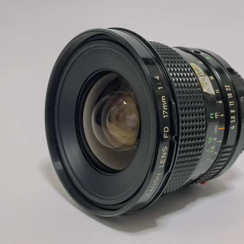 Canon New FD NFD 17mm f/4 Wide Ultra Angle MF Prime Lens
