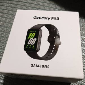 Samsung Galaxy Fit3 黑色智能手錶(全新未開) not watch 5 6 7