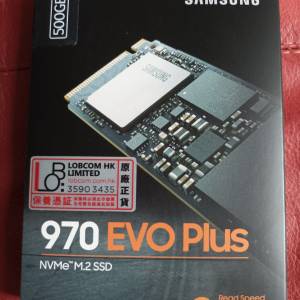 Samsung 三星970 EVO Plus M.2 NVMe SSD 500GB (MZ-V7S500BW).