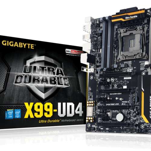Gigabyte GA-X99-UD4 +Core i7 5820k CPU 6C/12T LGA2011-3