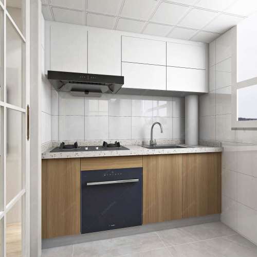 🔥一字橱柜订造全屋傢俬訂製現代簡約廚房櫥櫃整體廚房櫥櫃訂製實木櫃