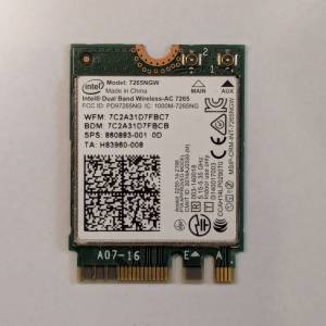 Intel Dual Band Wirless AC 7265