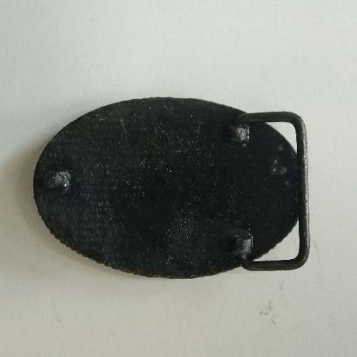 全新 古銅色 圖案花 腰帶扣