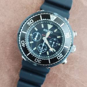 Seiko Solar Tuna Chrono 潛水計時太陽吞（新換充電池，46mm）