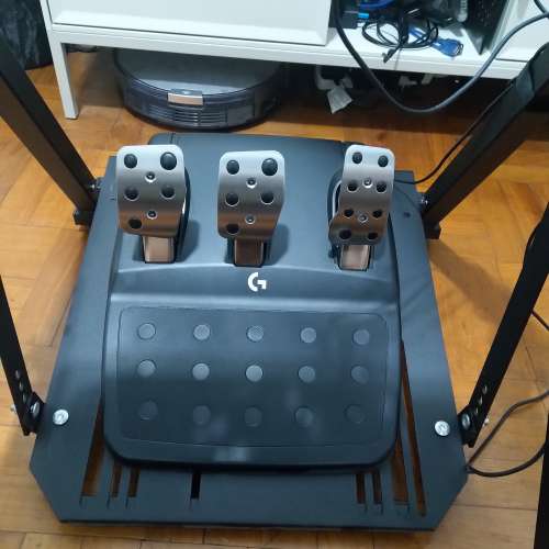 Logitech G923 行貨 PS版 三腳 軚盤腳掣波棍連支架