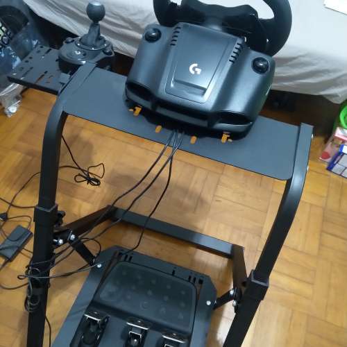 Logitech G923 行貨 PS版 三腳 軚盤腳掣波棍連支架