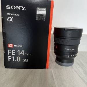 Sony FE 14mm F1.8 GM SEL14F18GM 鏡頭行貨有盒全套