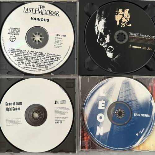 電影配樂四CD及悲情城市SACD