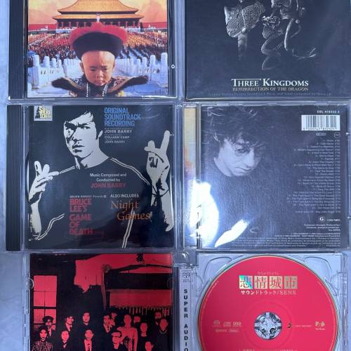 電影配樂四CD及悲情城市SACD