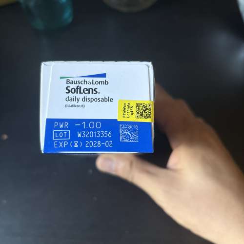 博士倫oneday即棄隱形眼鏡100度，買錯度數平賣