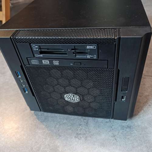 細機箱 Cooler Master 酷冷至尊 ITX電腦機箱 +SD/CF讀卡機 +DVD光碟機