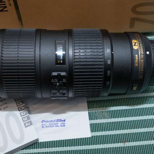 Nikon AF-S NIKKOR 70-200mm f/4G ED VR