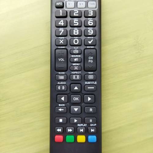 全新 黑色 Magic TV 機頂盒代用遙控器 (適用於 MTV3000-10000D) Replacement Remot...