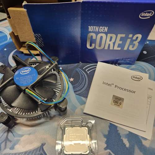 Intel i3-10100 盒裝連原裝散熱器 LGA1200