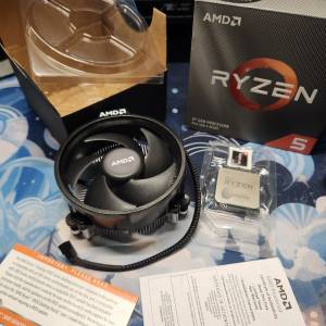 AMD Ryzen 5 3600 盒裝連原裝散熱器 AM4