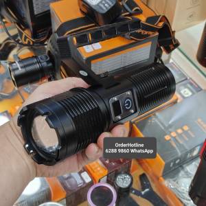 大功率多功能手電筒3500流明.前燈+尾燈.可USB-C充電 Hi-power Flashlight Torch