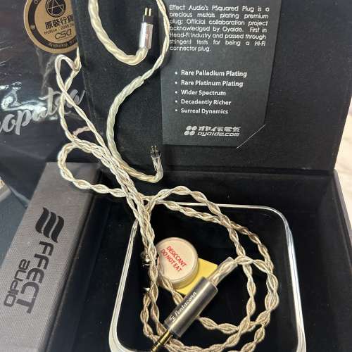 Effect Audio Cleopatra 2 Pin 純銀耳機線 + Pentaconn 4.4mm 插頭