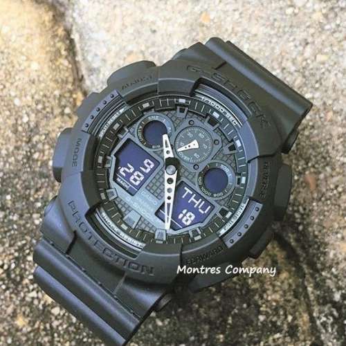 Montres Company 香港註冊公司 (28年老店) CASIO G-Shock 卡西歐 防磁 GA-100-1A1 ...