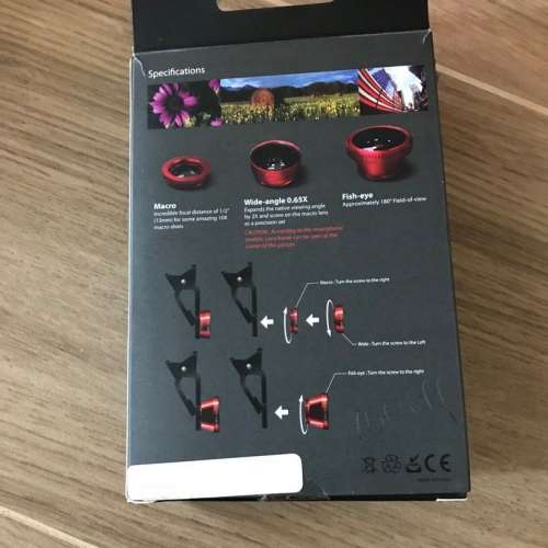 Selfie Lens for Galaxy A 3 in 1 手機鏡頭配件