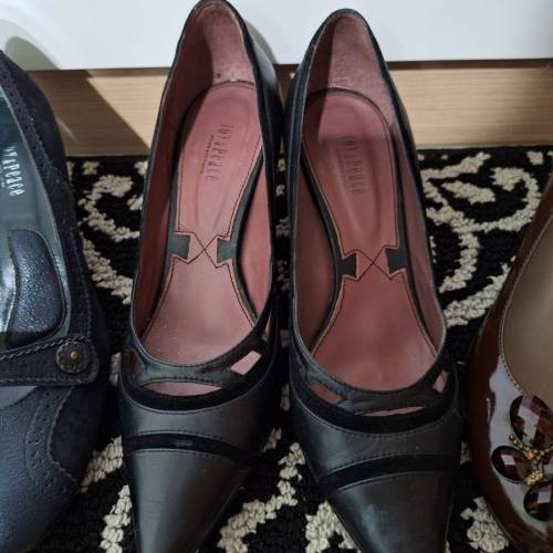 38號真皮高跟鞋