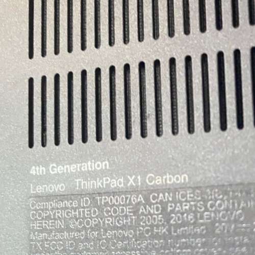 Lenovo Thinkpad X1  Carbon Gen 4 (1T SSD )8G Ram,有盒）