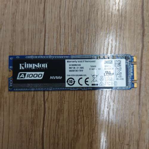 Kingston m.2 240gb NVMe