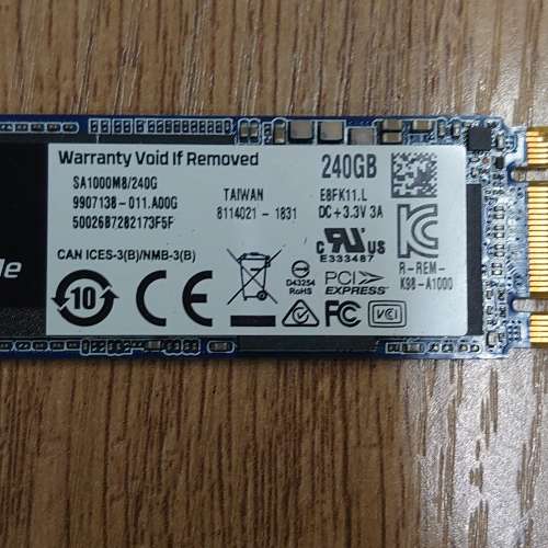 Kingston m.2 240gb NVMe