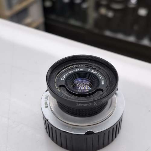Minox Color-Minotar 35mm F2.8 改Leica M Monut