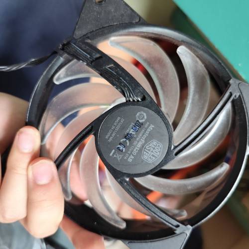 rgb 風扇 coolermaster fan 120 ab 兩個