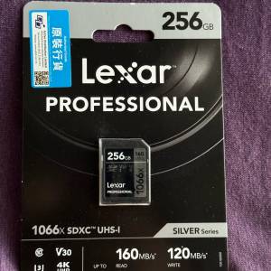 Lexar Professional 1066x SDXC UHS-I 256GB 記憶卡