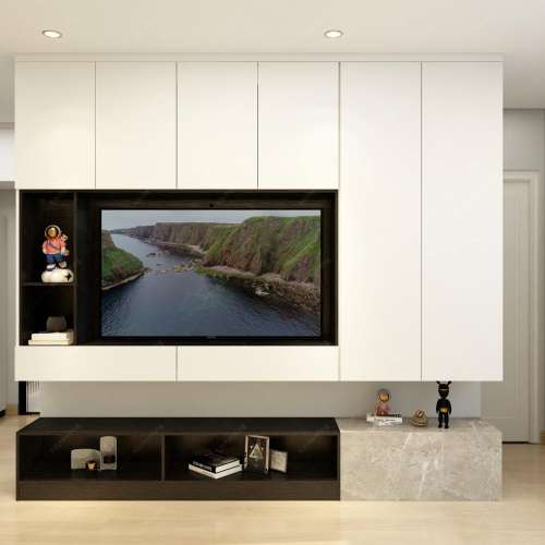 電視櫃 | 訂造櫃包上門安裝本地師傅家具訂做C字櫃慳位傢俬訂做裝修裝飾工程