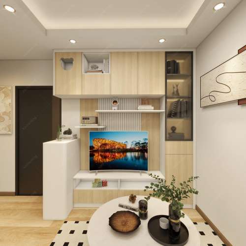 電視櫃 | 訂造櫃包上門安裝本地師傅家具訂做C字櫃慳位傢俬訂做裝修裝飾工程