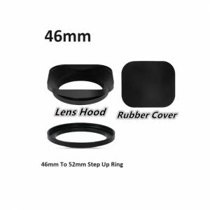 46mm Square Metal Screw-in Standard Lens Hood Set 方形金屬遮光罩