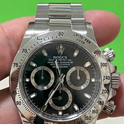 Rolex Daytona 116520 原裝 APH面針圈